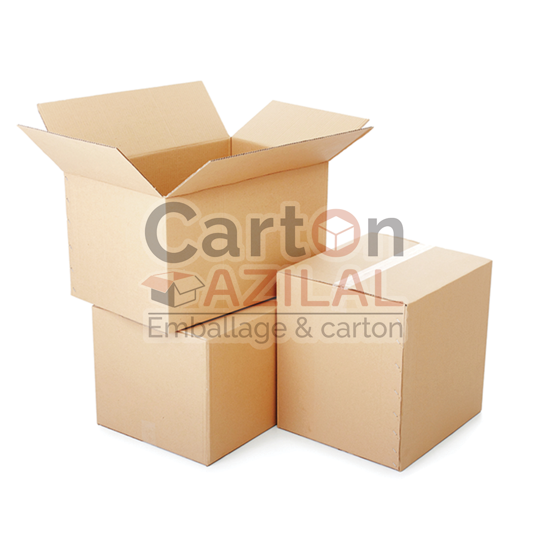 Carton 24x24x16 simple écrue