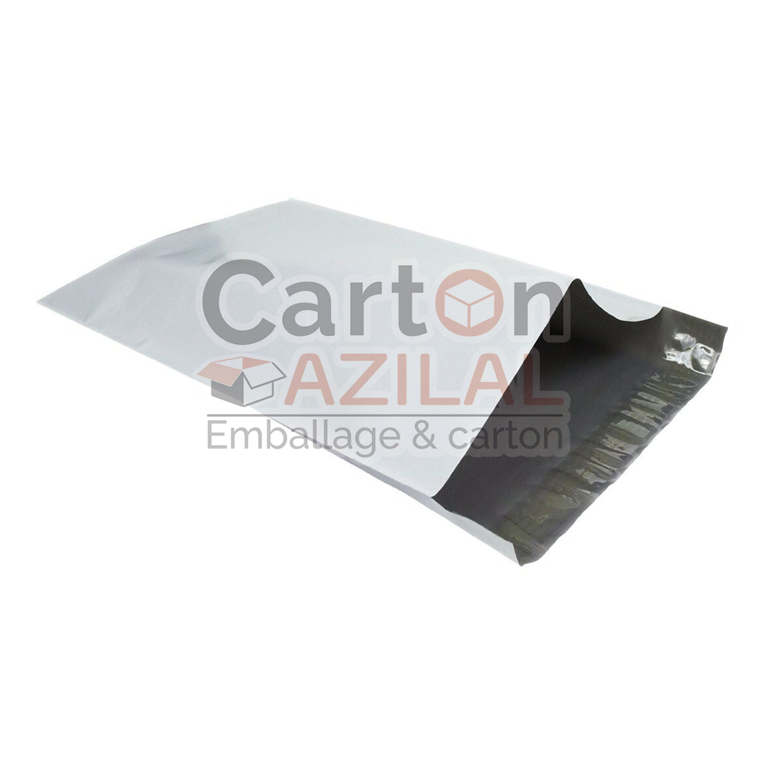 Sachet 28x33 Scellable Blanc adhésif