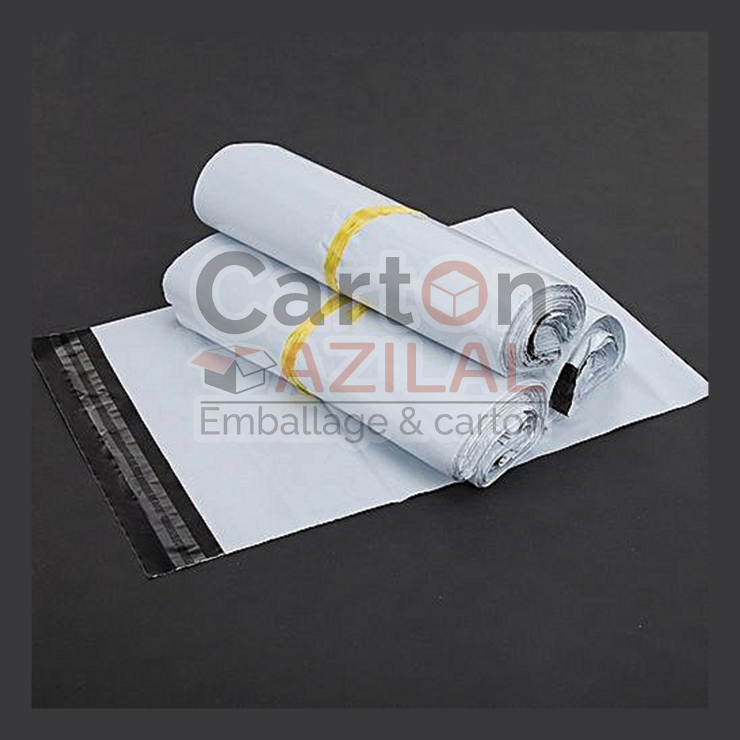 Sachet 23x31 Scellable Blanc adhésif