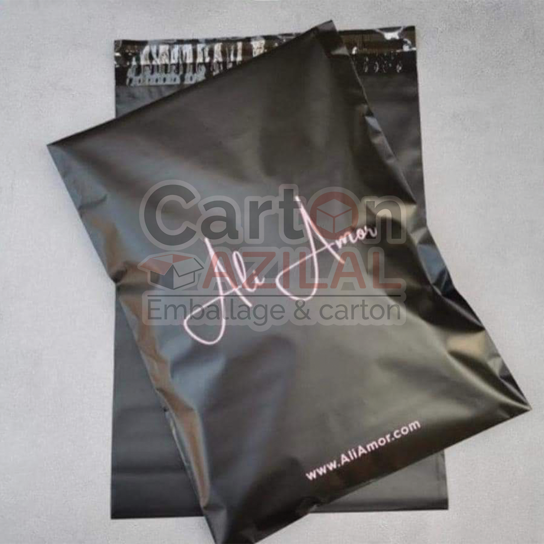 Sachet 23x31 Scellable Noir adhésif